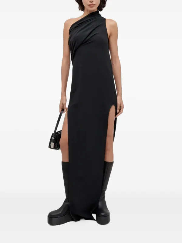 ワンピース RICK OWENS ATHENA DRESS LONG DRESS Rick Owens Athena Maxi Dress | Black | FARFETCH