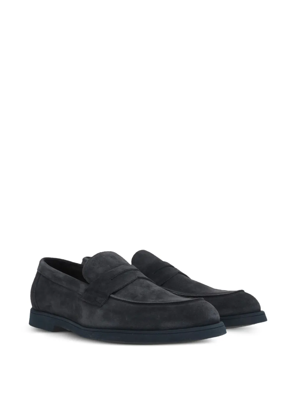 Doucal's suede loafers - Blauw