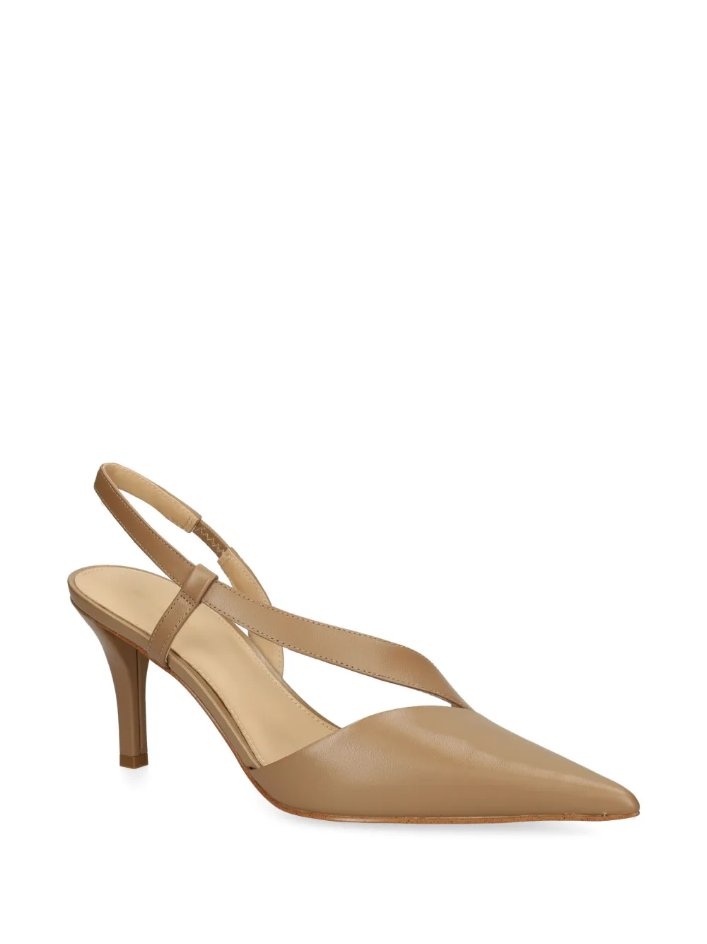 Michael Kors Leren pumps Bruin