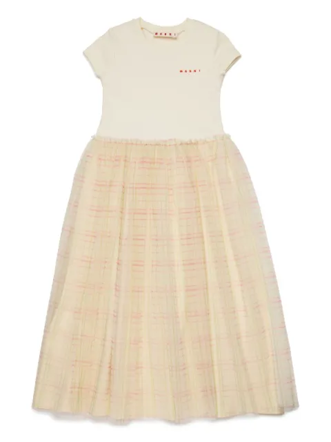 Marni Kids check skirt dress