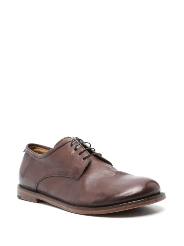 MOMA Mens‎ Brown Leather Derby Lace Up Oxford Dress Italian Shoes Casual Moma 50301A-CU. Men main image 2