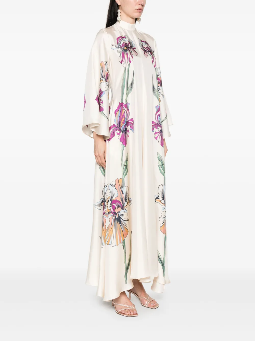 Shop La Doublej Magnifico Maxi Dress In Nude