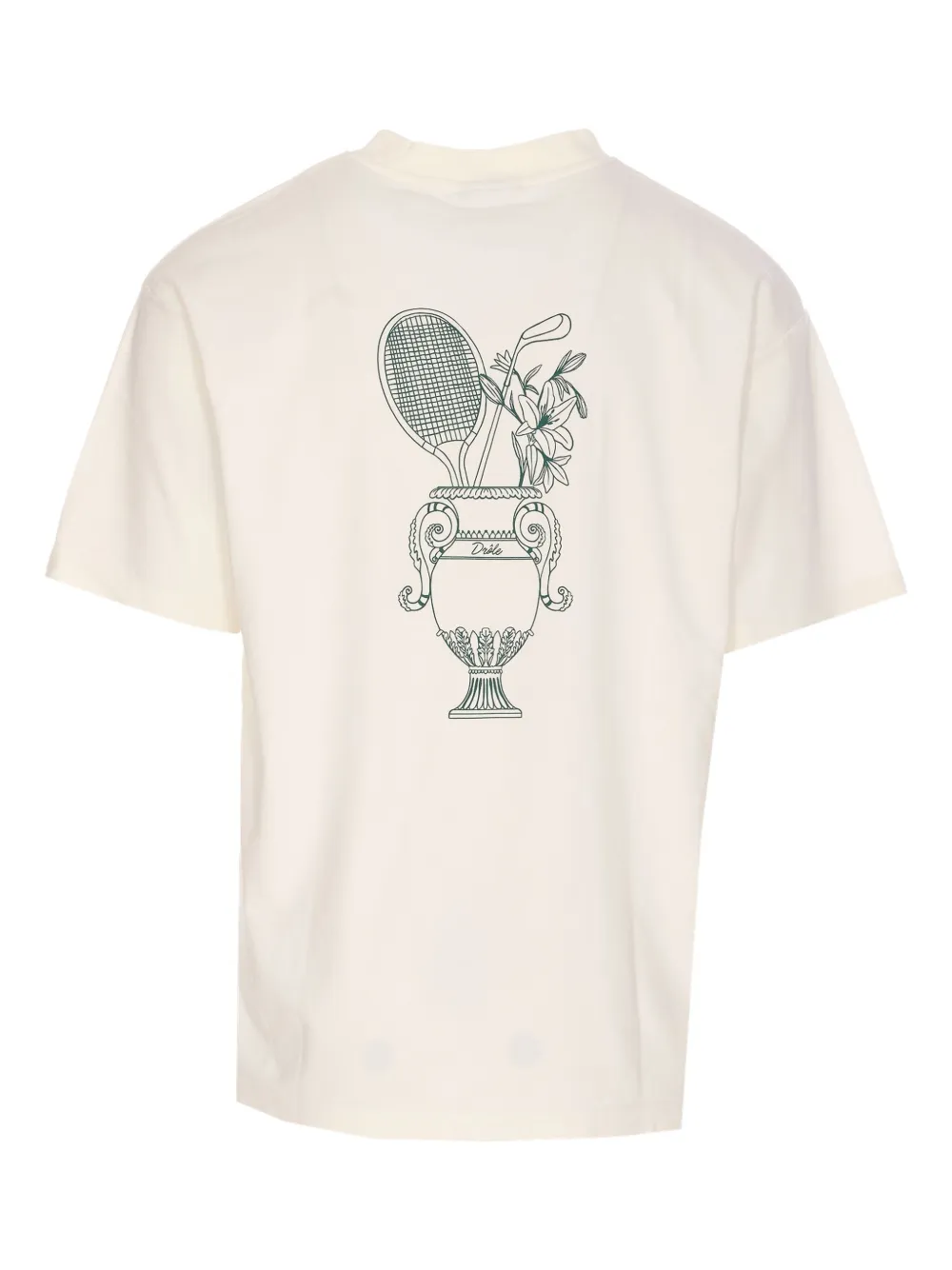 Drôle De Monsieur Katoenen T-shirt - Wit