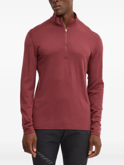 icebreaker zip-neck performance top