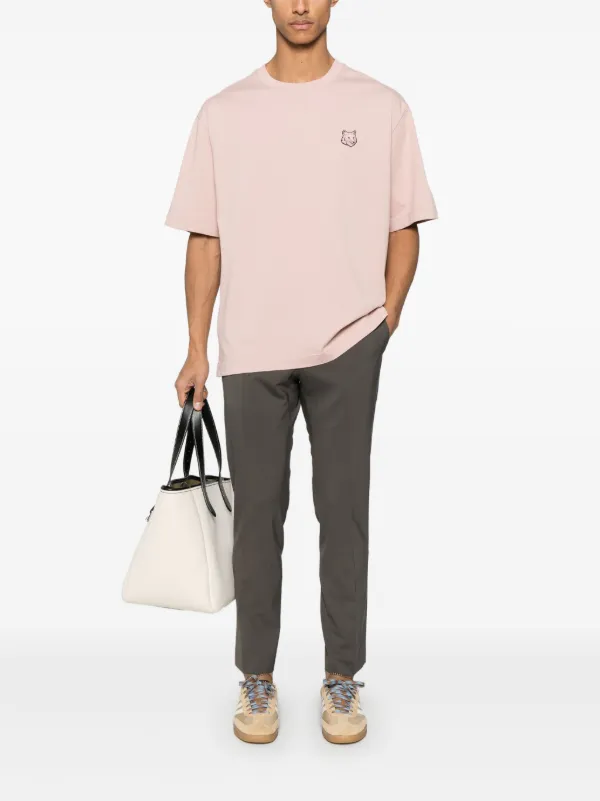 Maison Kitsuné Bold Fox Head-patch T-shirt | Pink | FARFETCH PL