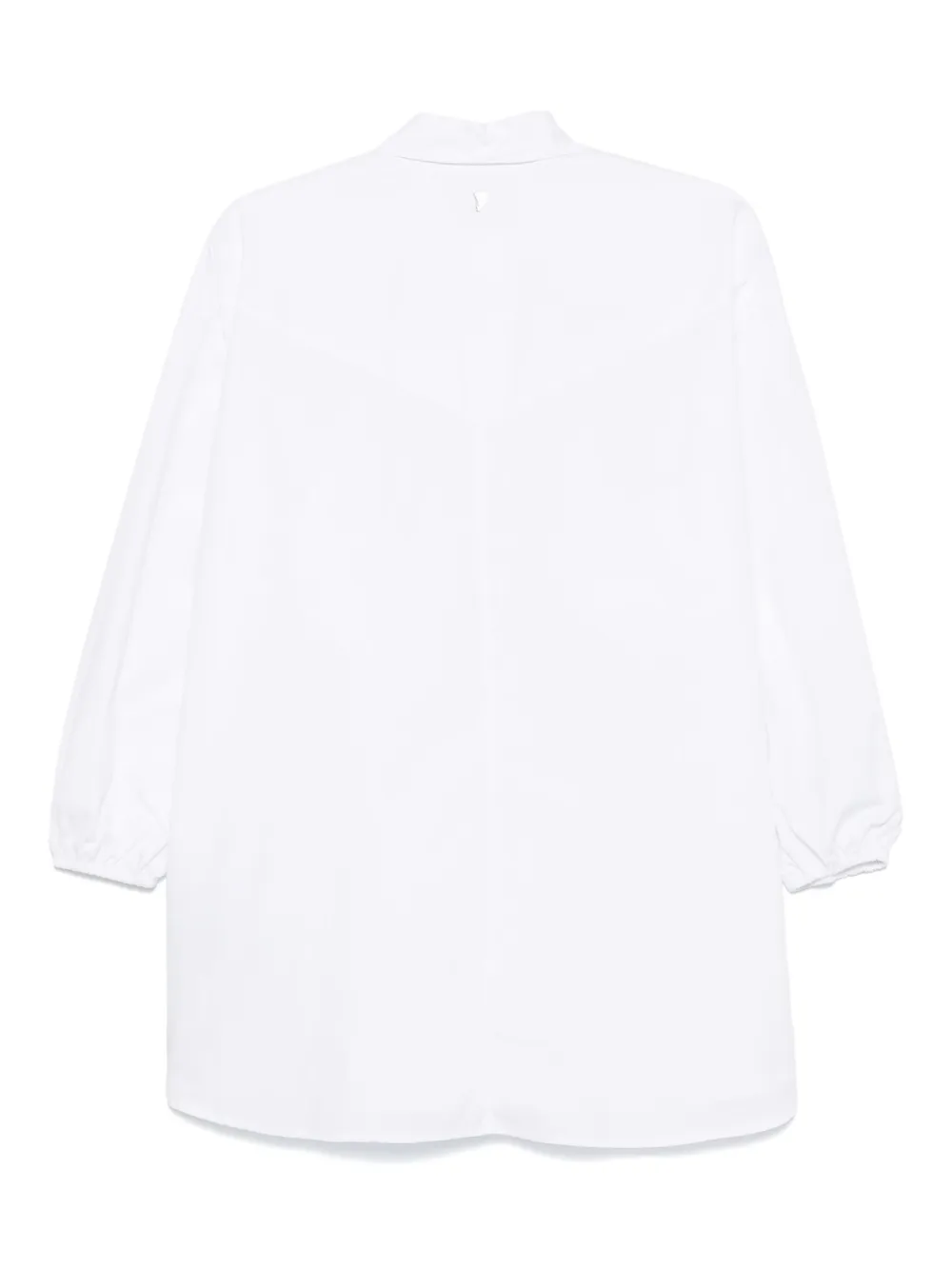 DONDUP embroidered shirt dress - Wit