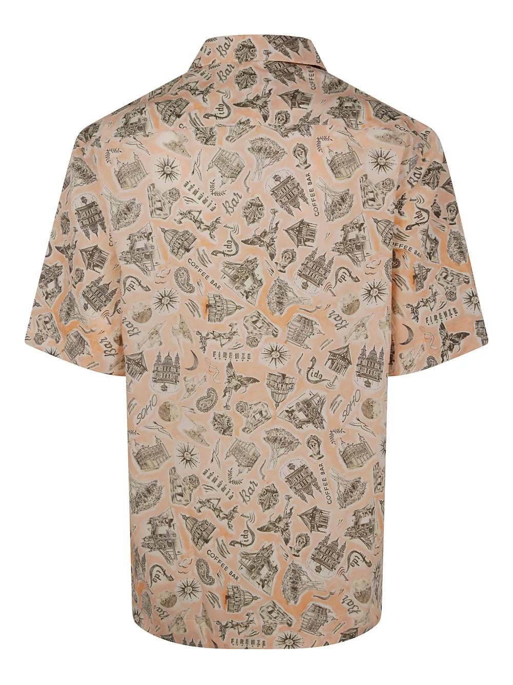 Ps By Paul Smith Patterned Shirt In Pink