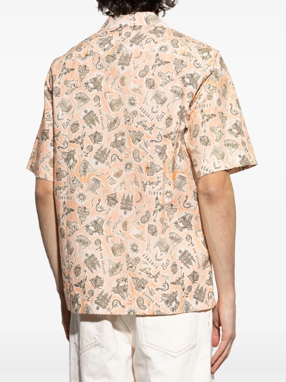 Paul Smith Overhemd met patroon Roze
