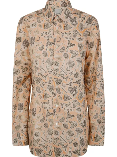 PS Paul Smith all-over printed shirt 