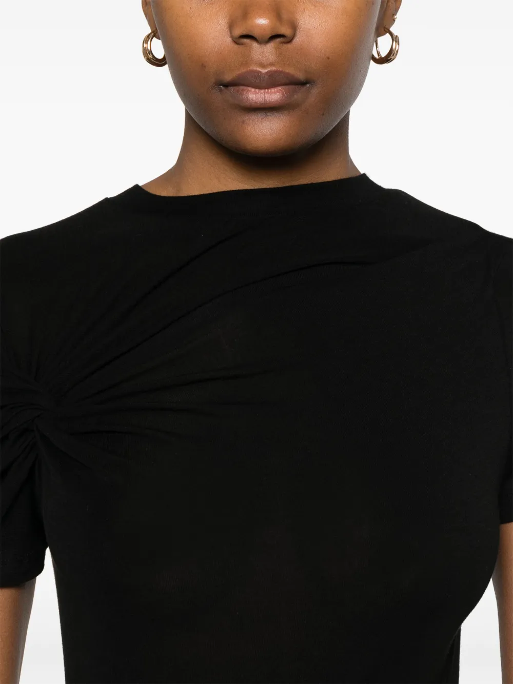 AGOLDE Lissa T-shirt Zwart