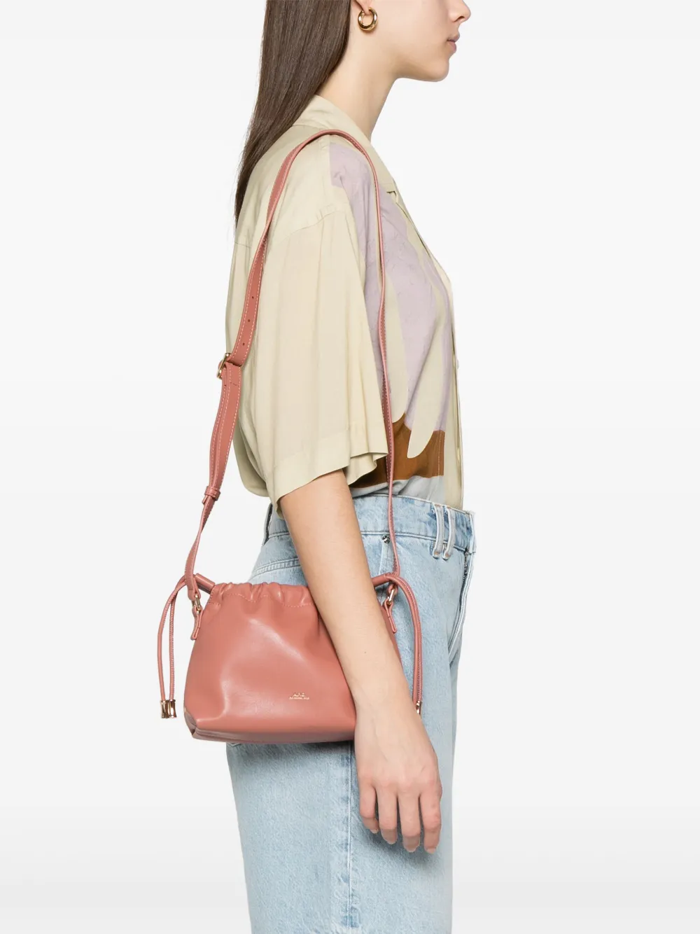 A.P.C. Ninon crossbodytas - Roze