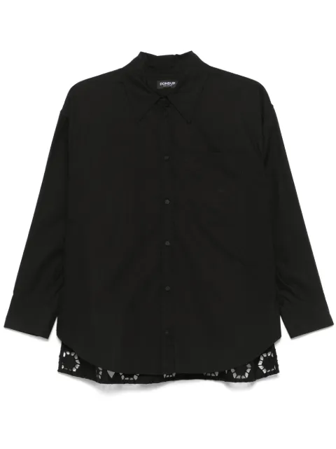 DONDUP camisa con bordado inglés