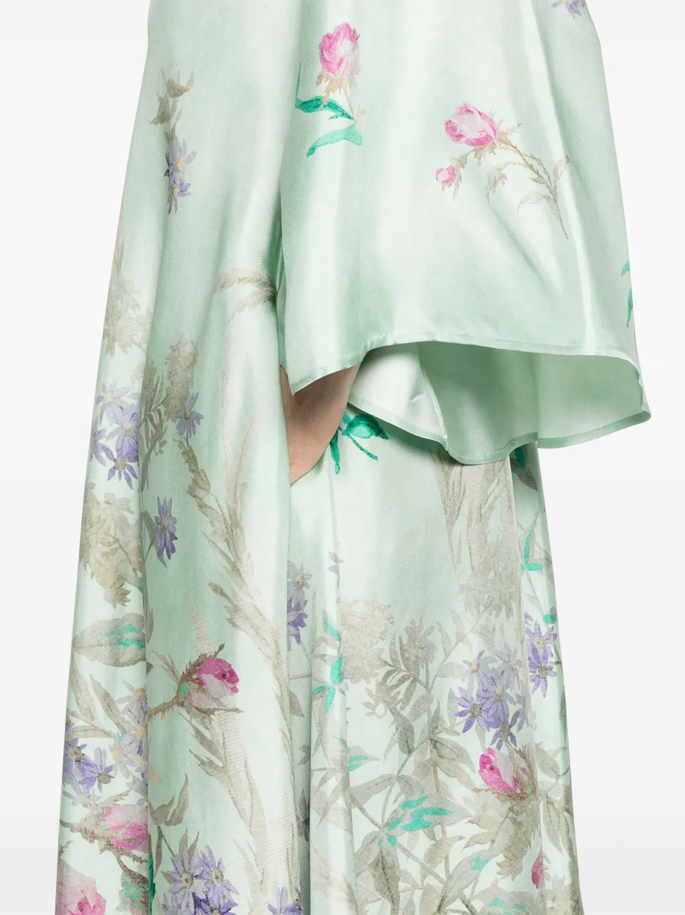 Shop La Doublej Magnifico Maxi Dress In Grün