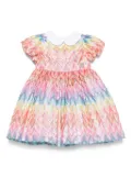 Missoni Kids zigzag dress - Pink