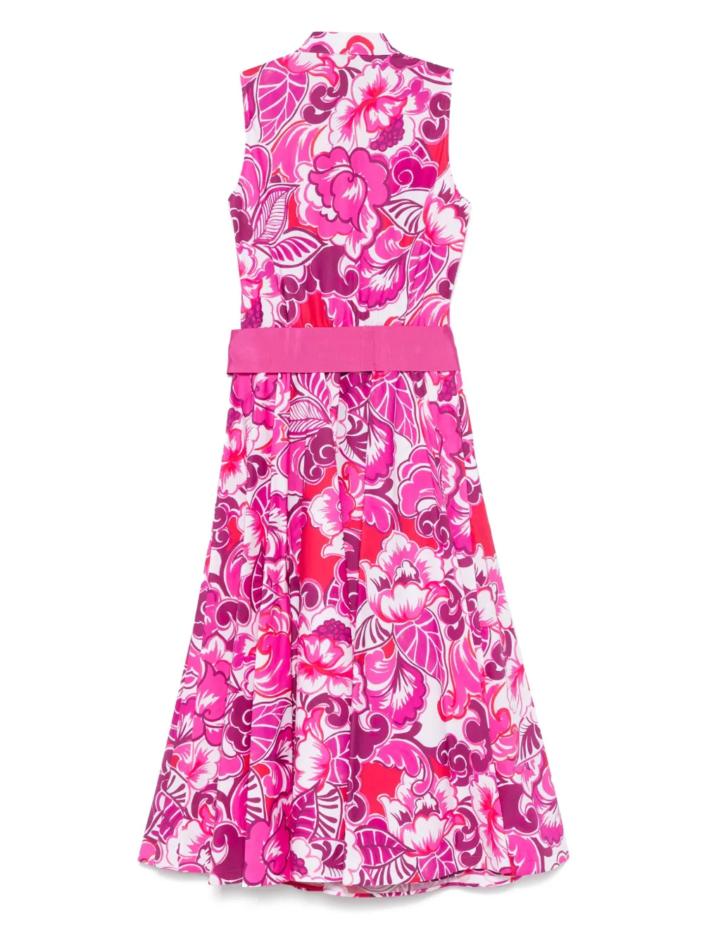 Sara Roka Caryl 85/B midi-jurk - Roze