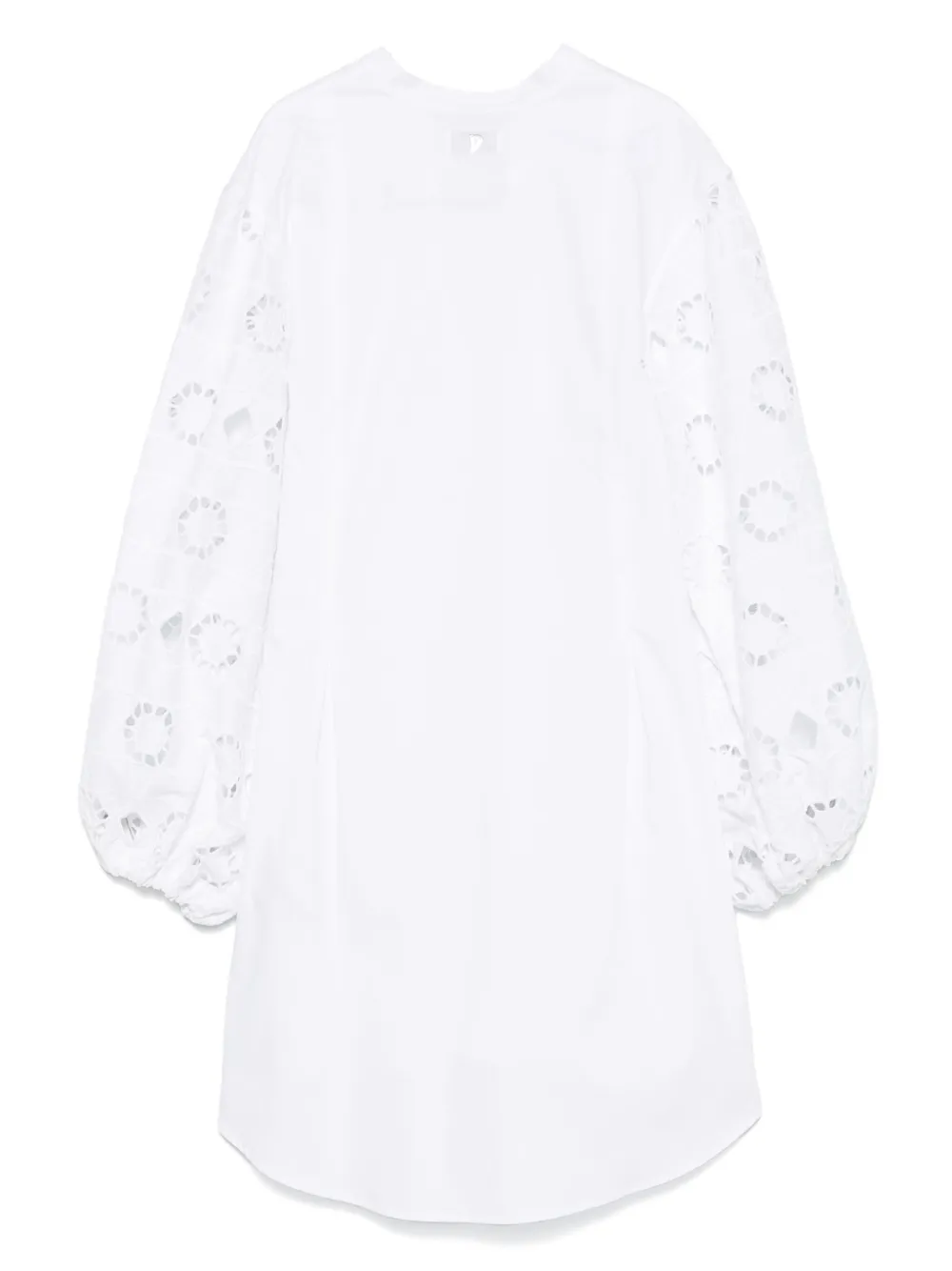 DONDUP broderie-anglaise mini dress - Wit