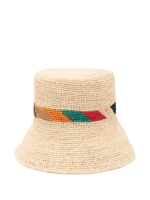 Paul Smith sombrero con motivo de rayas artísticas