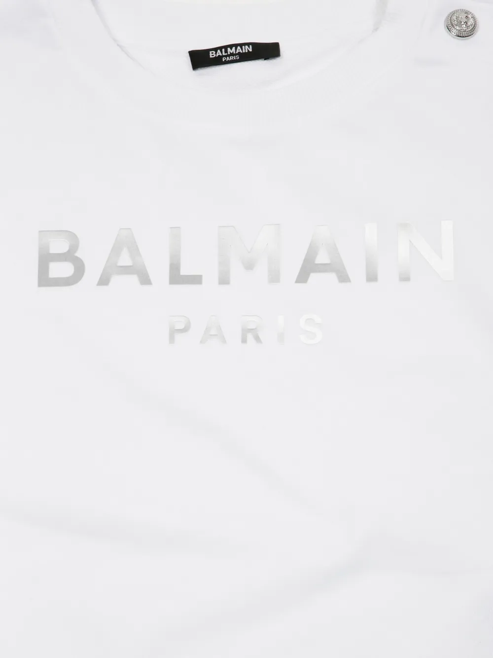 Balmain Kids Sweater van katoen Wit