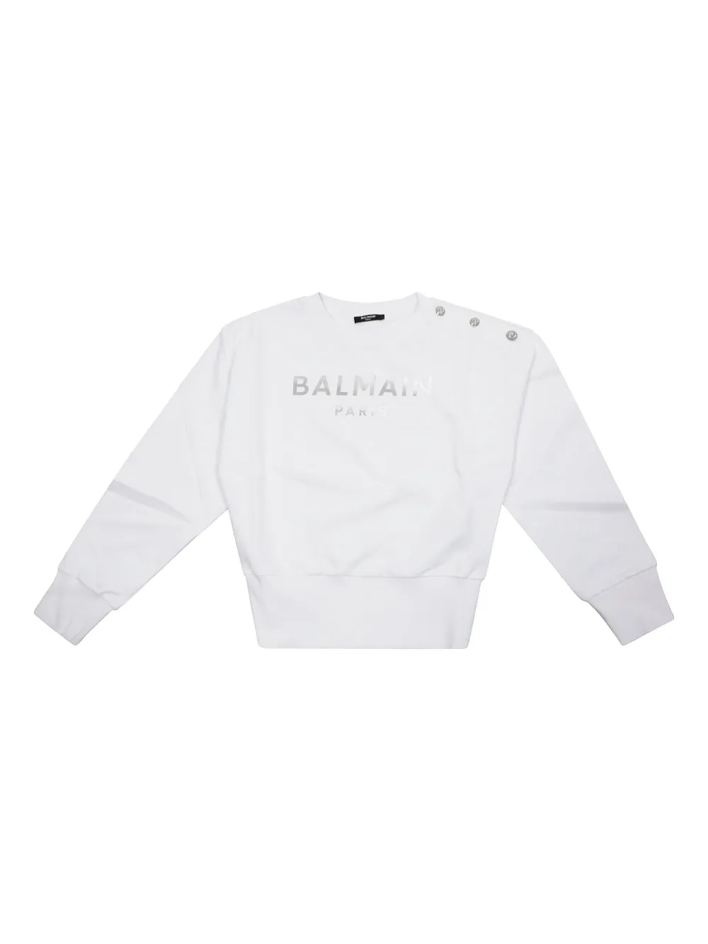 Balmain Kids Sweater van katoen Wit