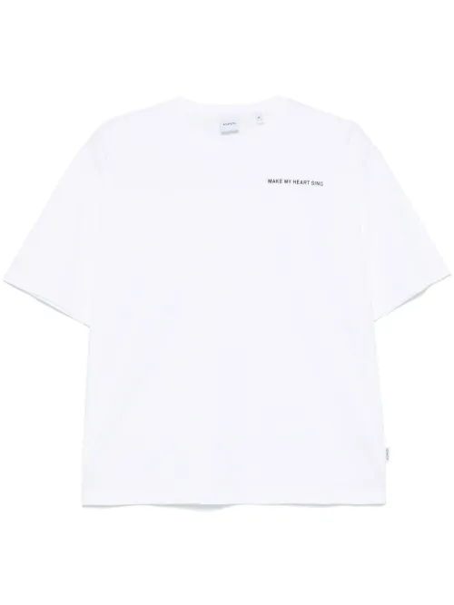 T-shirt en coton à slogan imprimé - ASPESI - Modalova
