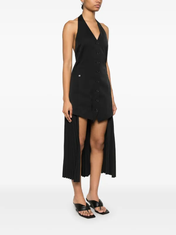 Helmut Lang Halter Vest Dress | Black | FARFETCH CA Helmut Lang Halter Vest Dress | Black | FARFETCH CA