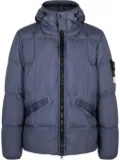 Stone Island hooded ""Steel Grey"" padded jacket - Blue