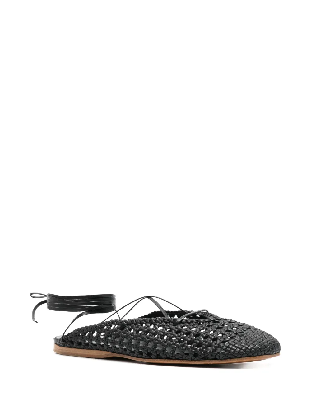 Forte Forte interwoven sandals - Zwart