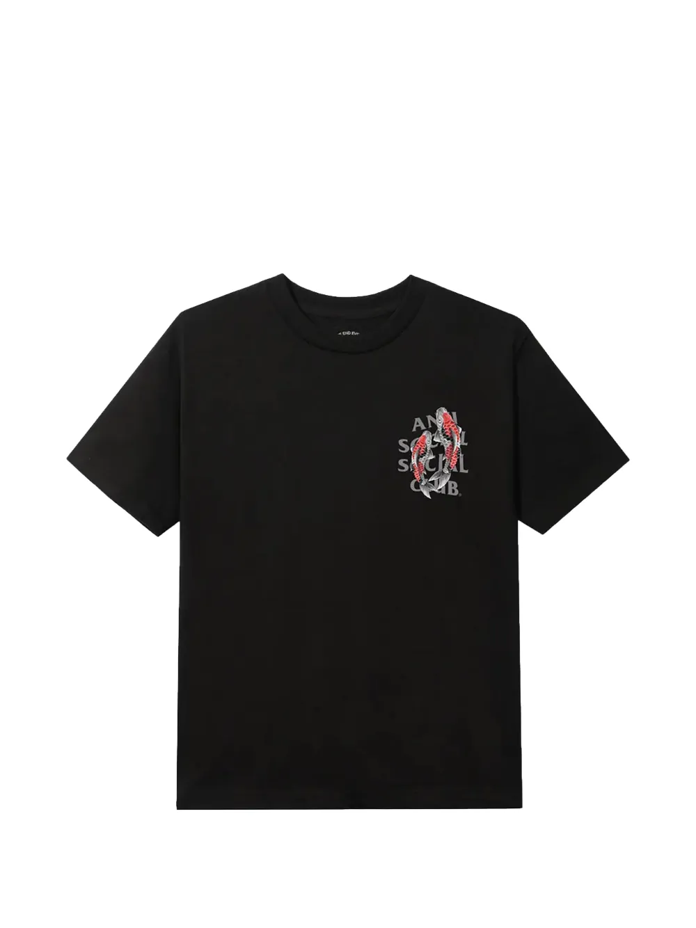 Anti Social Social Club Koi Garden 3M T-shirt - Nero
