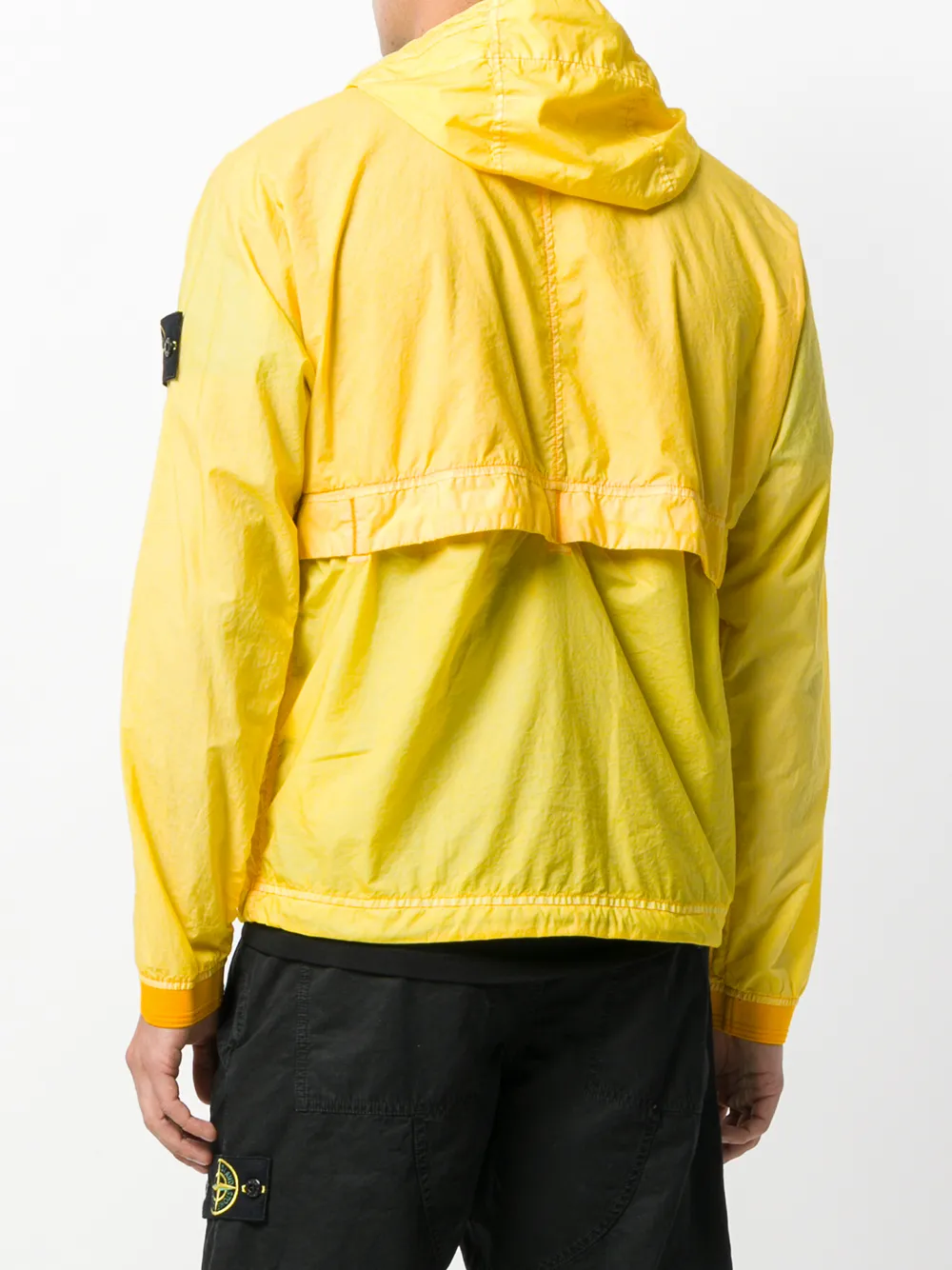 Stone Island jas met capuchon Geel