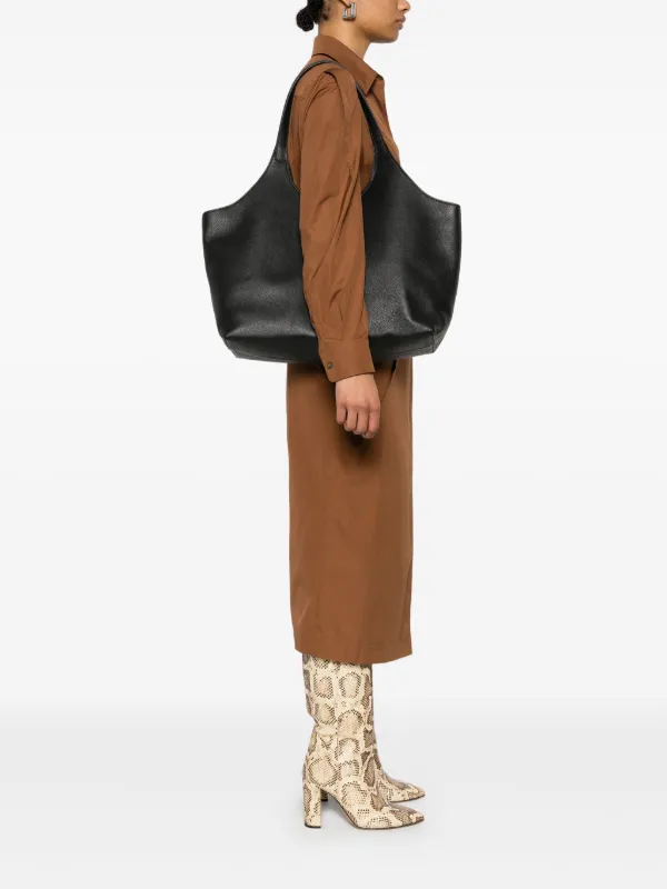 Aesther Ekme XL Cabas Supple Tote Bag | Black | FARFETCH