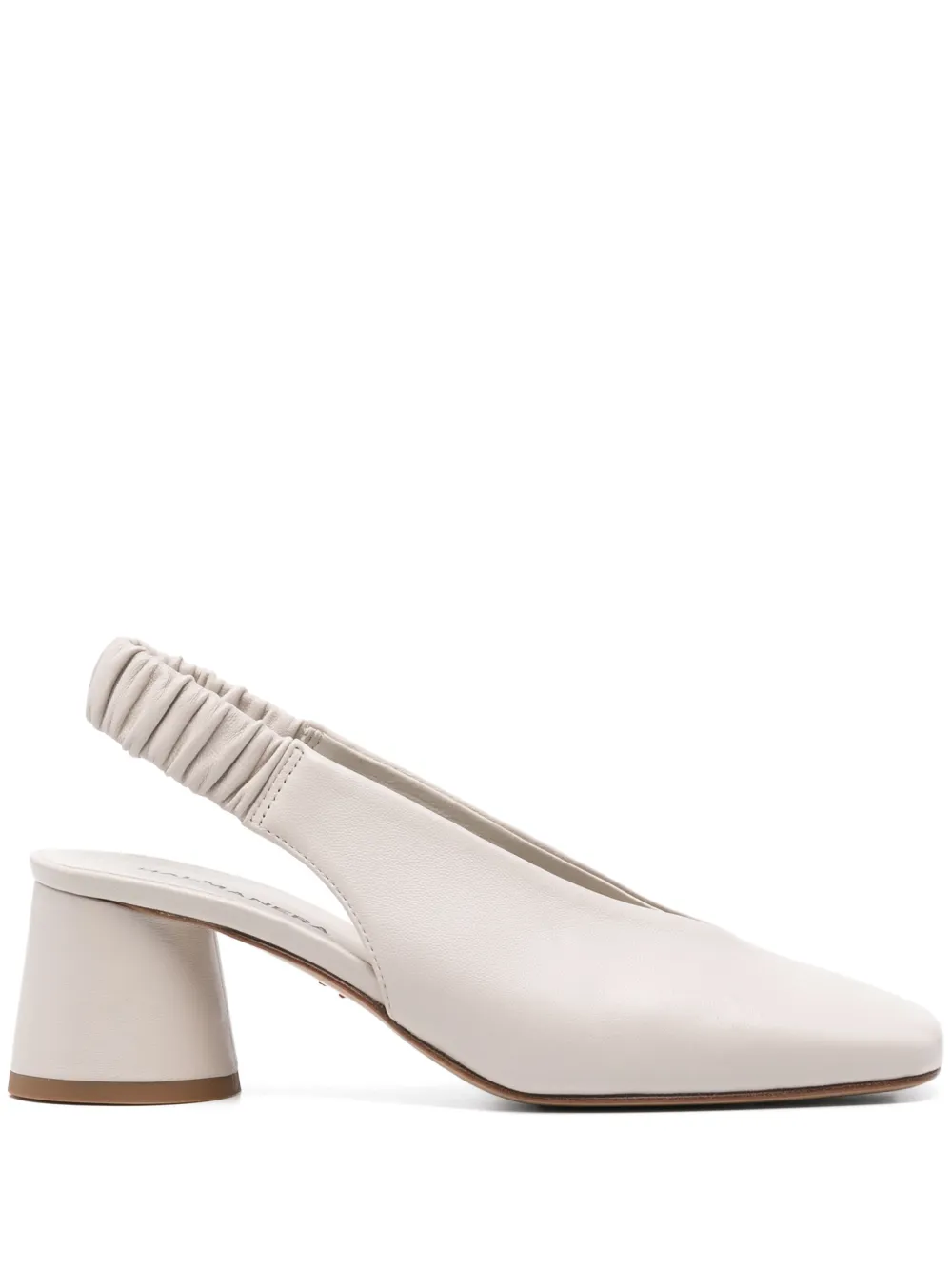 Halmanera 60 mm Cala pumps Beige