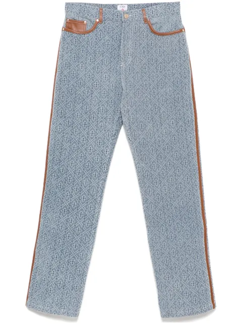Casablanca jeans con monograma