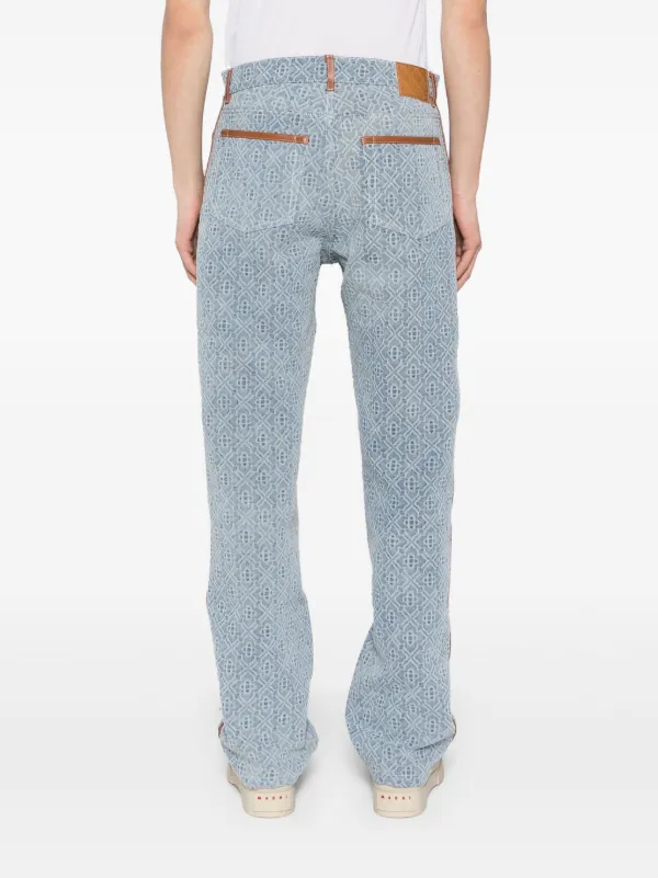 Casablanca MPS25JTS02702GREEKTEMPLE 関税送料込 Casablanca Monogram Jeans | Blue | FARFETCH