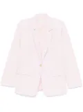 Forte Forte notched-lapels blazer - Pink