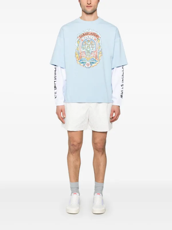 Casablanca モノグラム ショートパンツ | ホワイト | FARFETCH JP