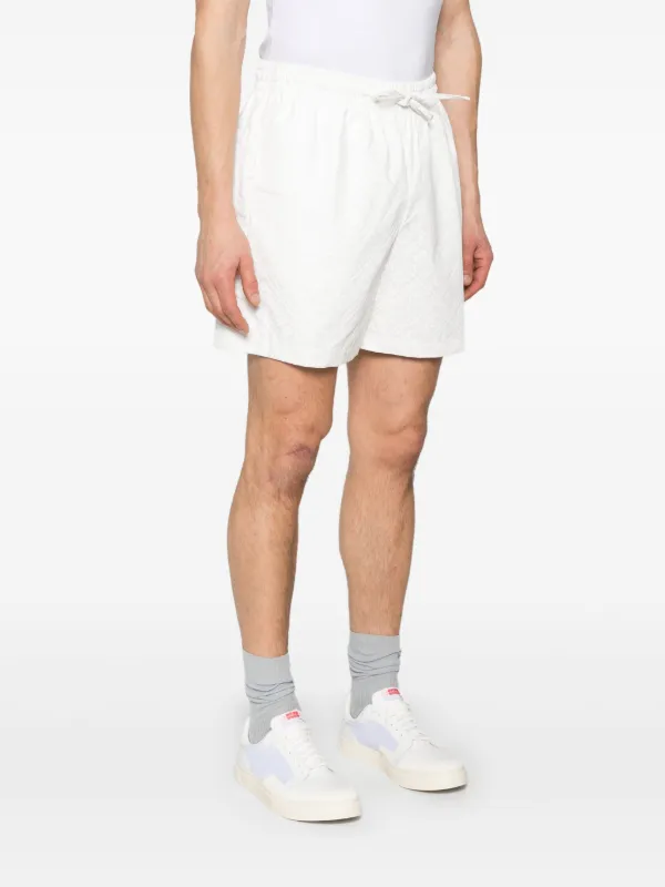 【関税込み】Casablanca ショートパンツ Casablanca モノグラム ショートパンツ | ホワイト | FARFETCH JP