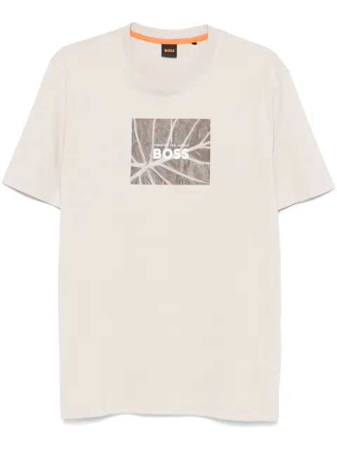 BOSS playera con logo estampado