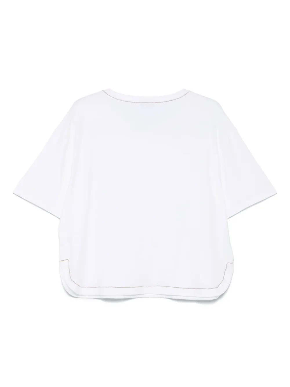 bead-embellished T-shirt