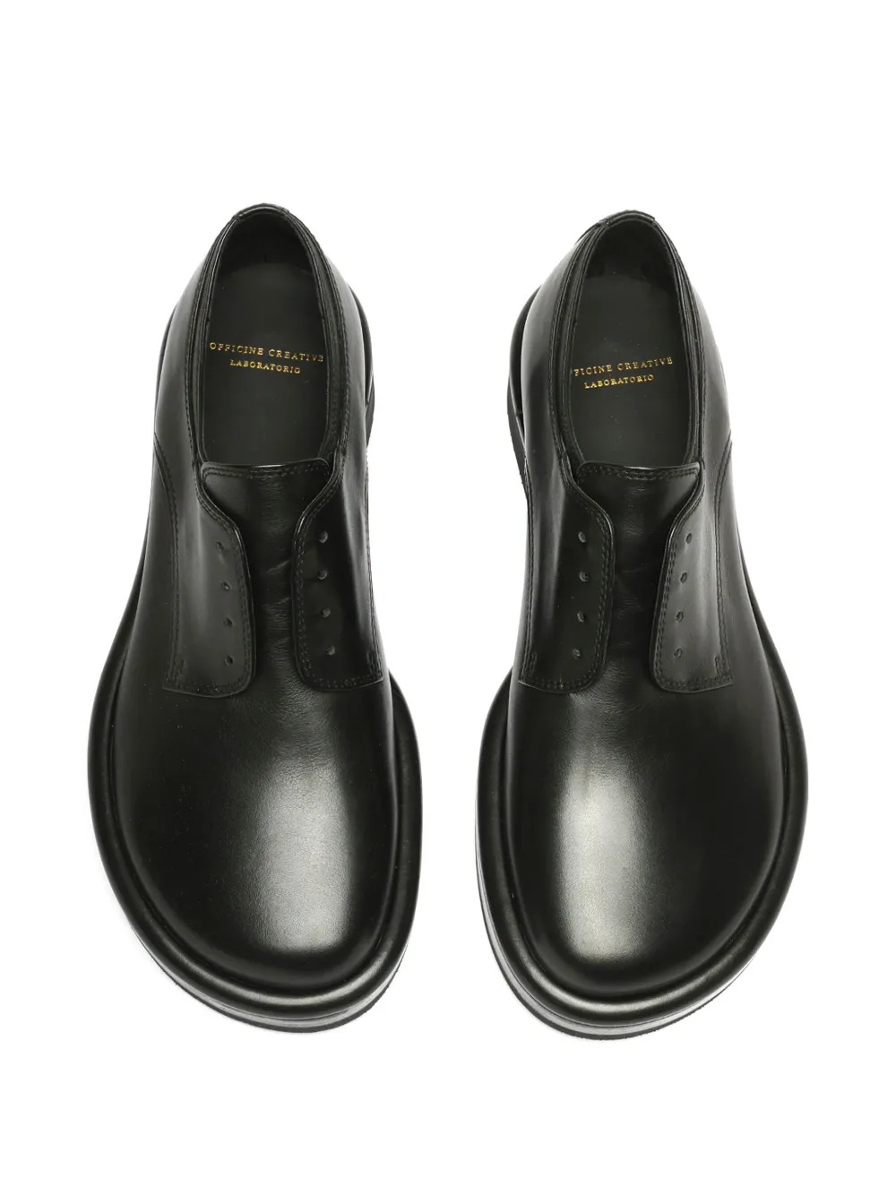 Officine Creative ERA 011 leather shoes Black