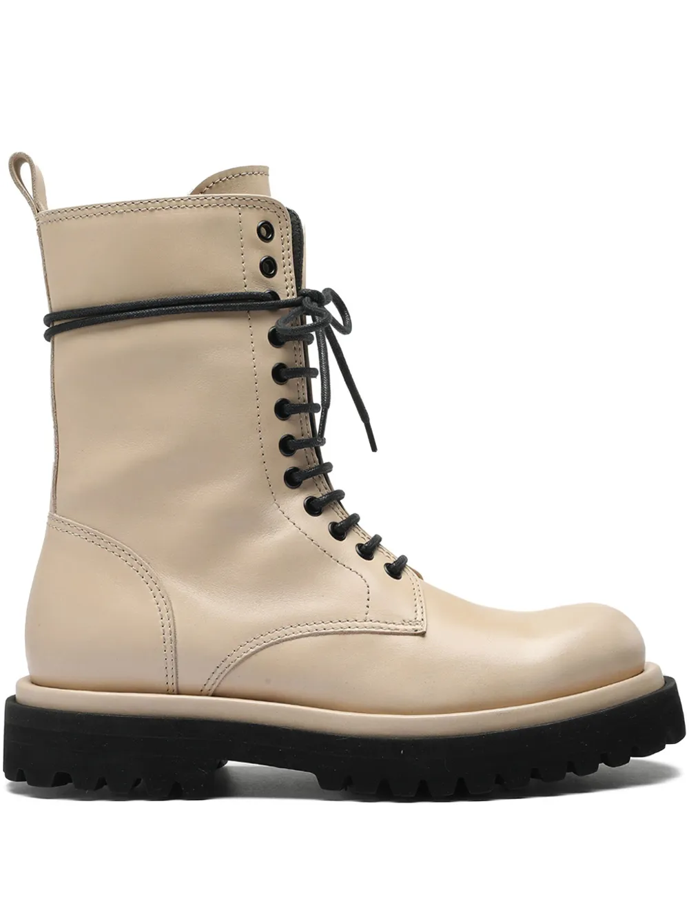 Officine Creative Wisal 018 leather boots Neutrals