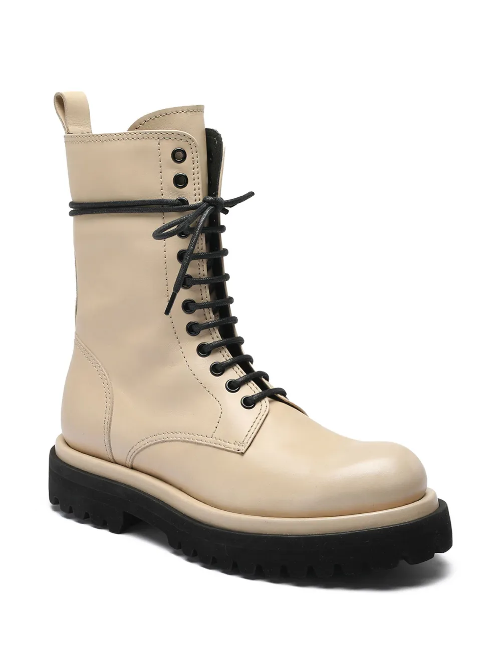 Officine Creative Wisal 018 leather boots Neutrals