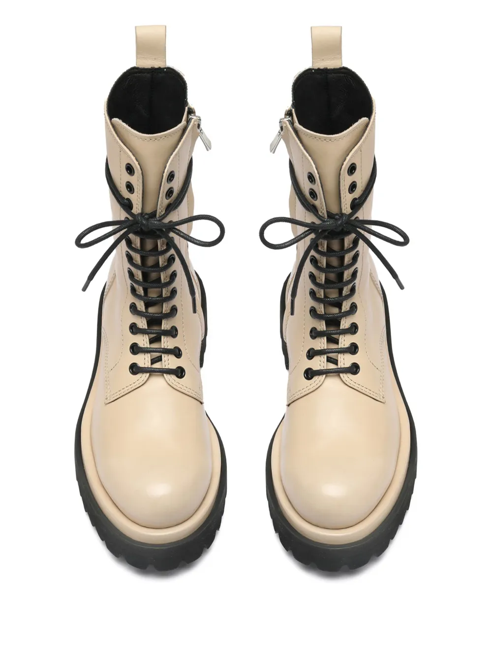 Officine Creative Wisal 018 leather boots Neutrals