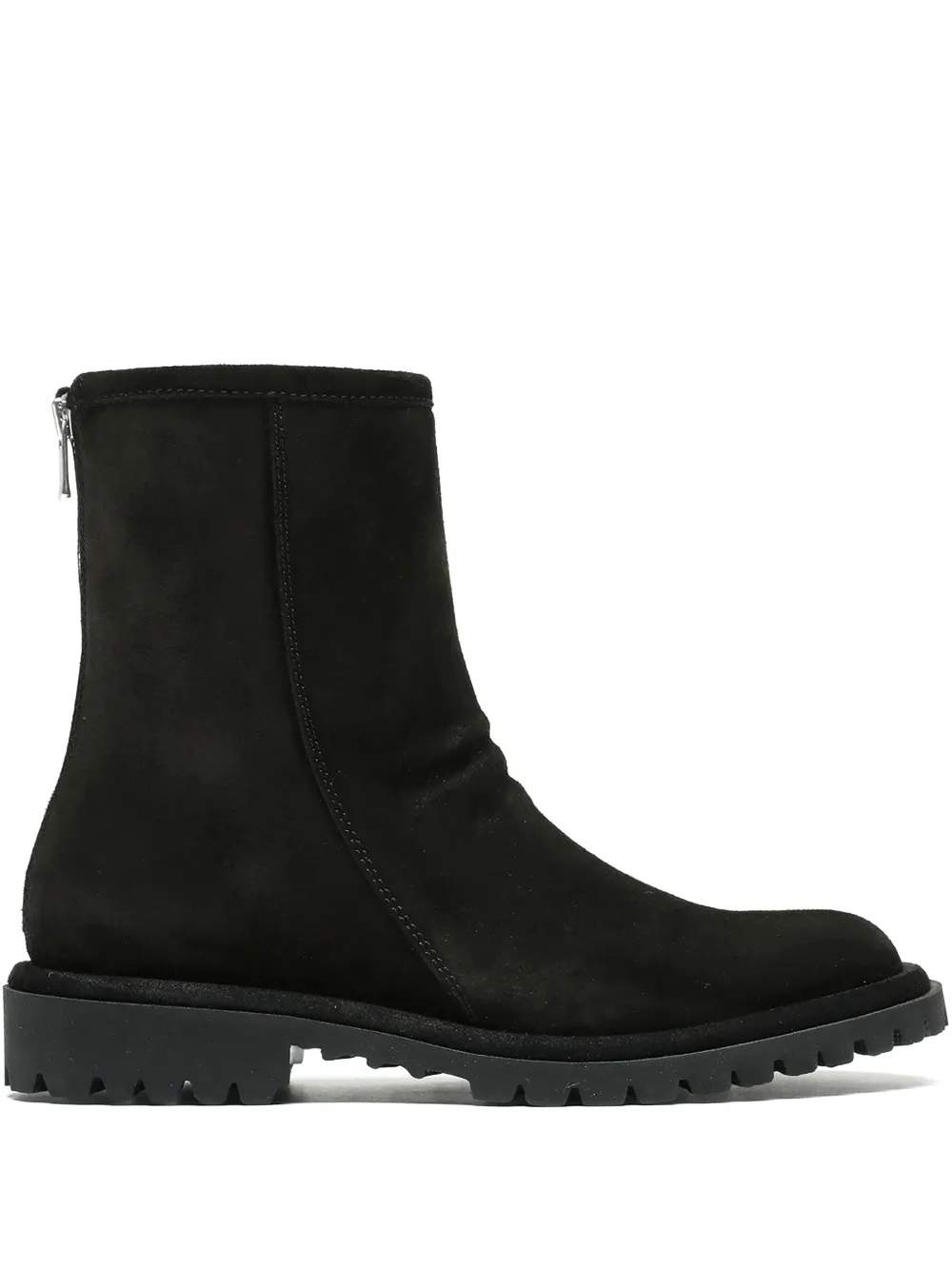 Officine Creative Spectacular suede boots Zwart