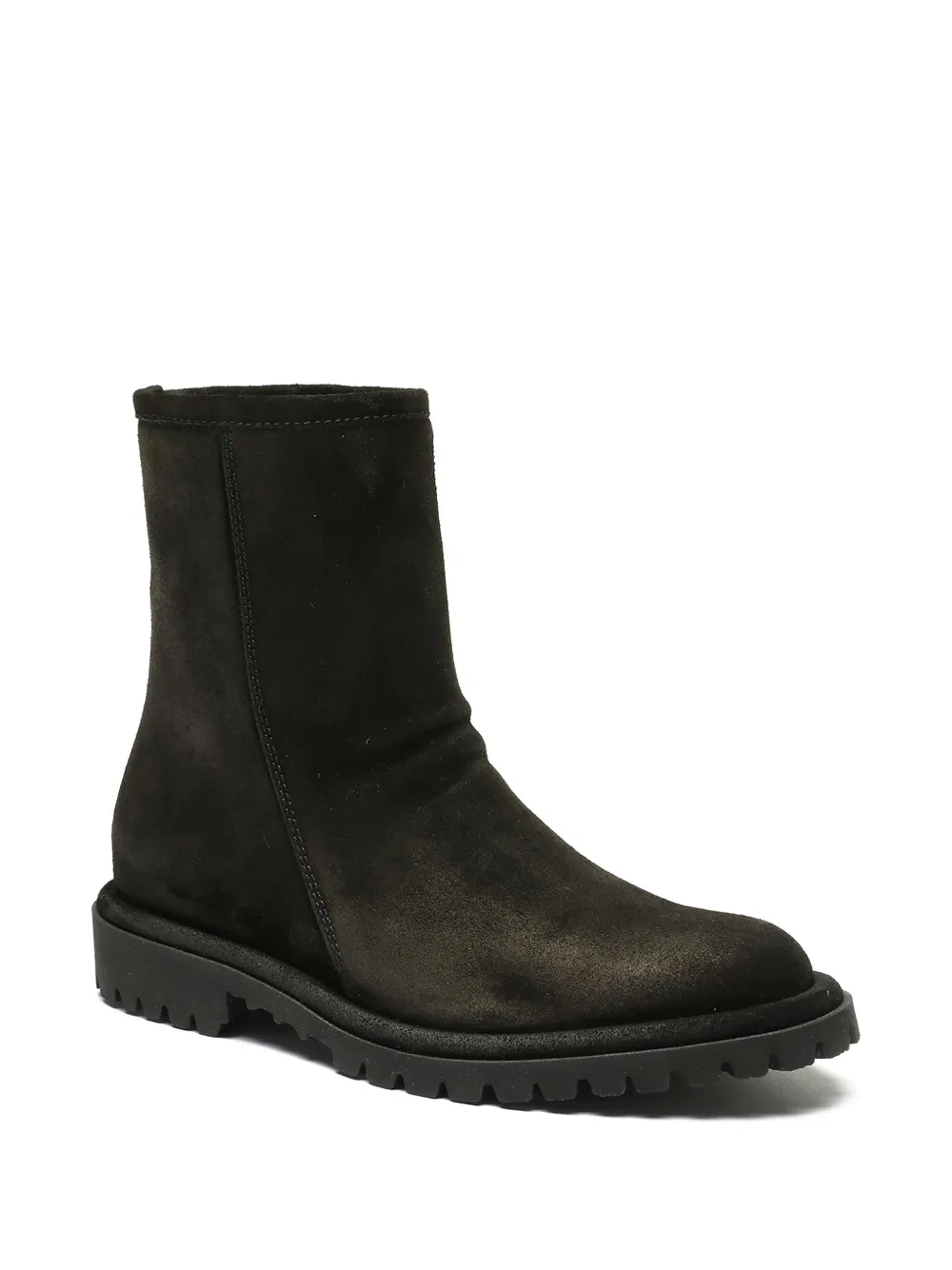 Officine Creative Spectacular suede boots Zwart