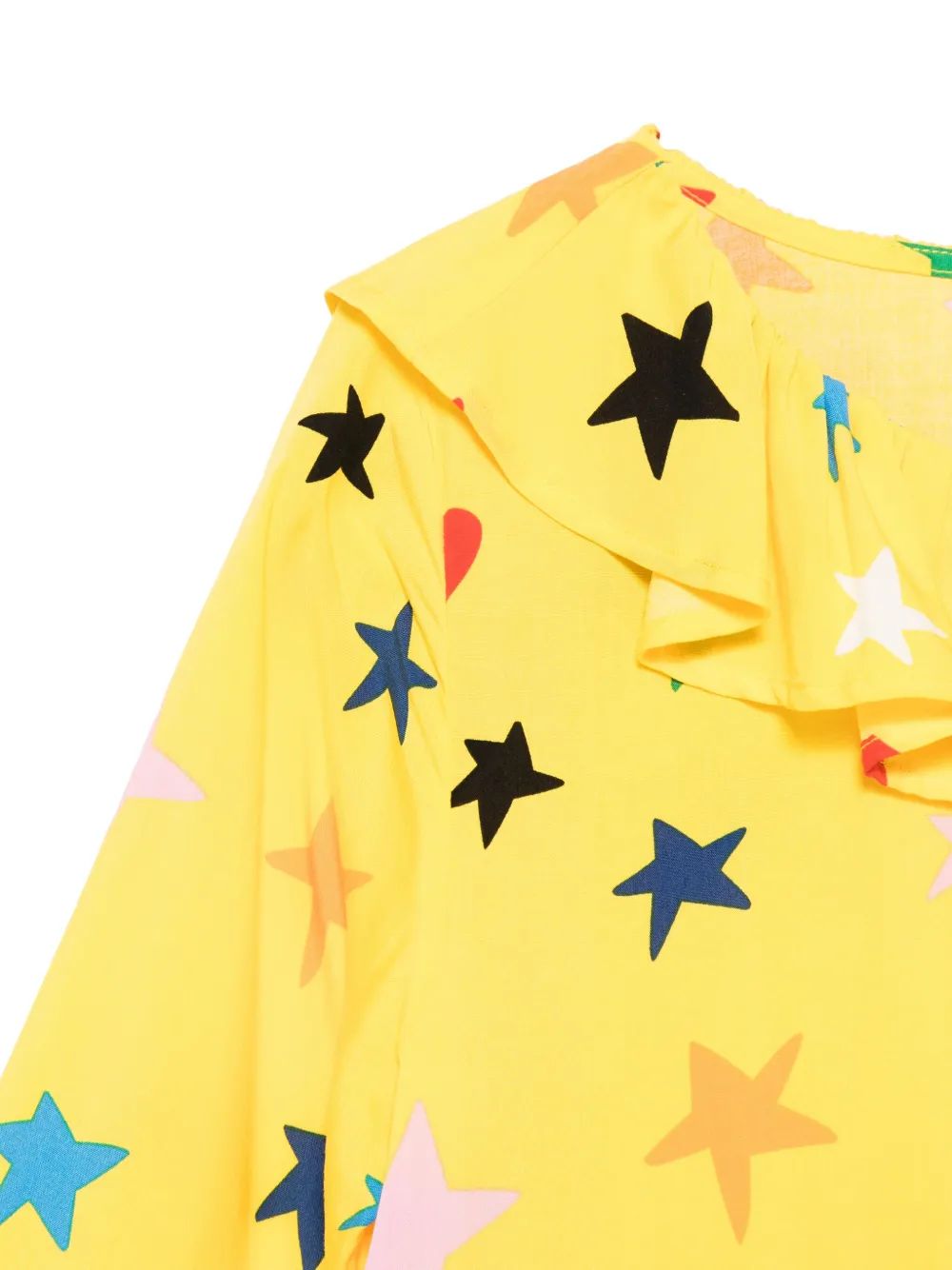 Stella McCartney Kids Jurk met print Geel