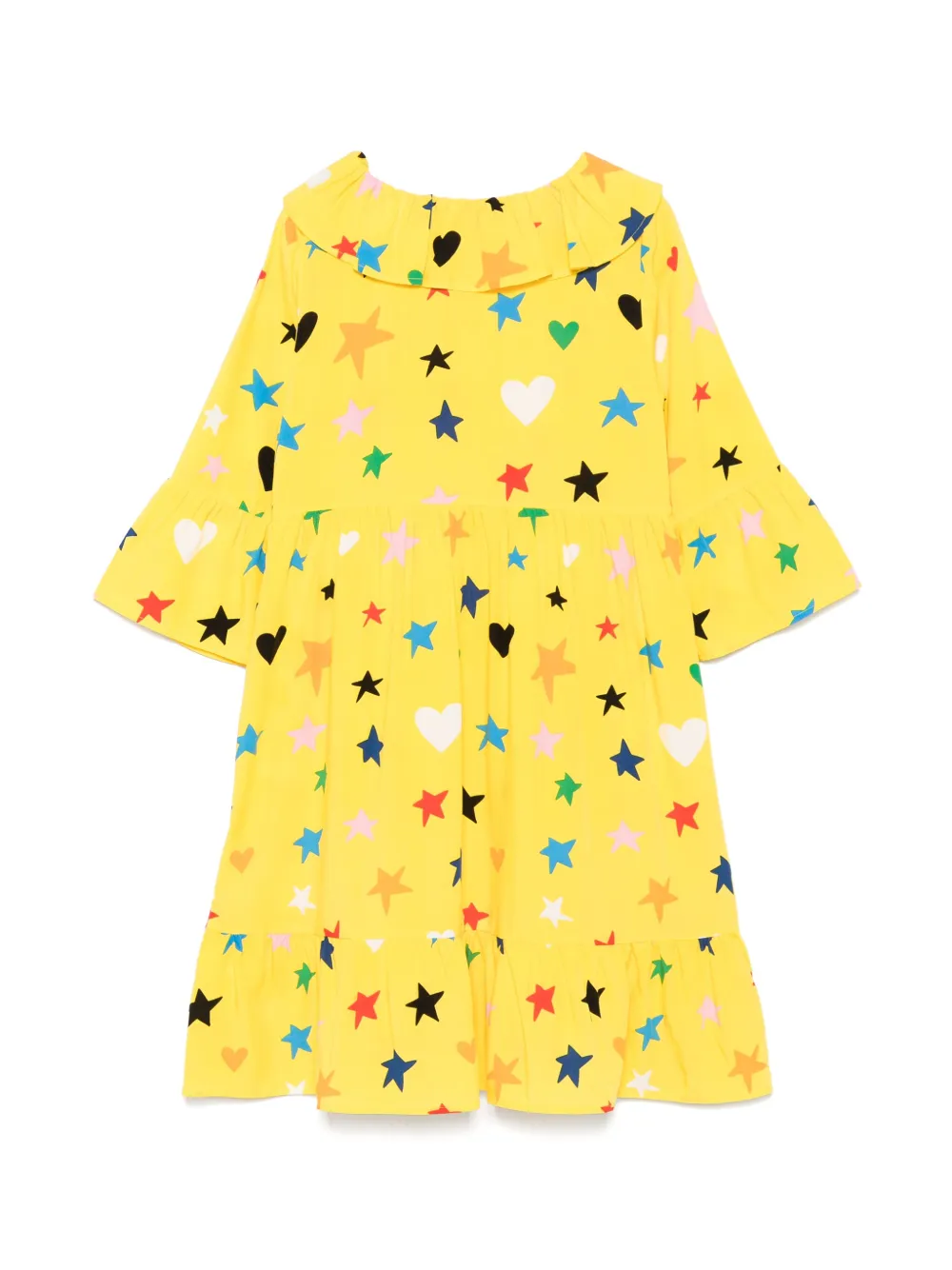 Stella McCartney Kids Jurk met print - Geel