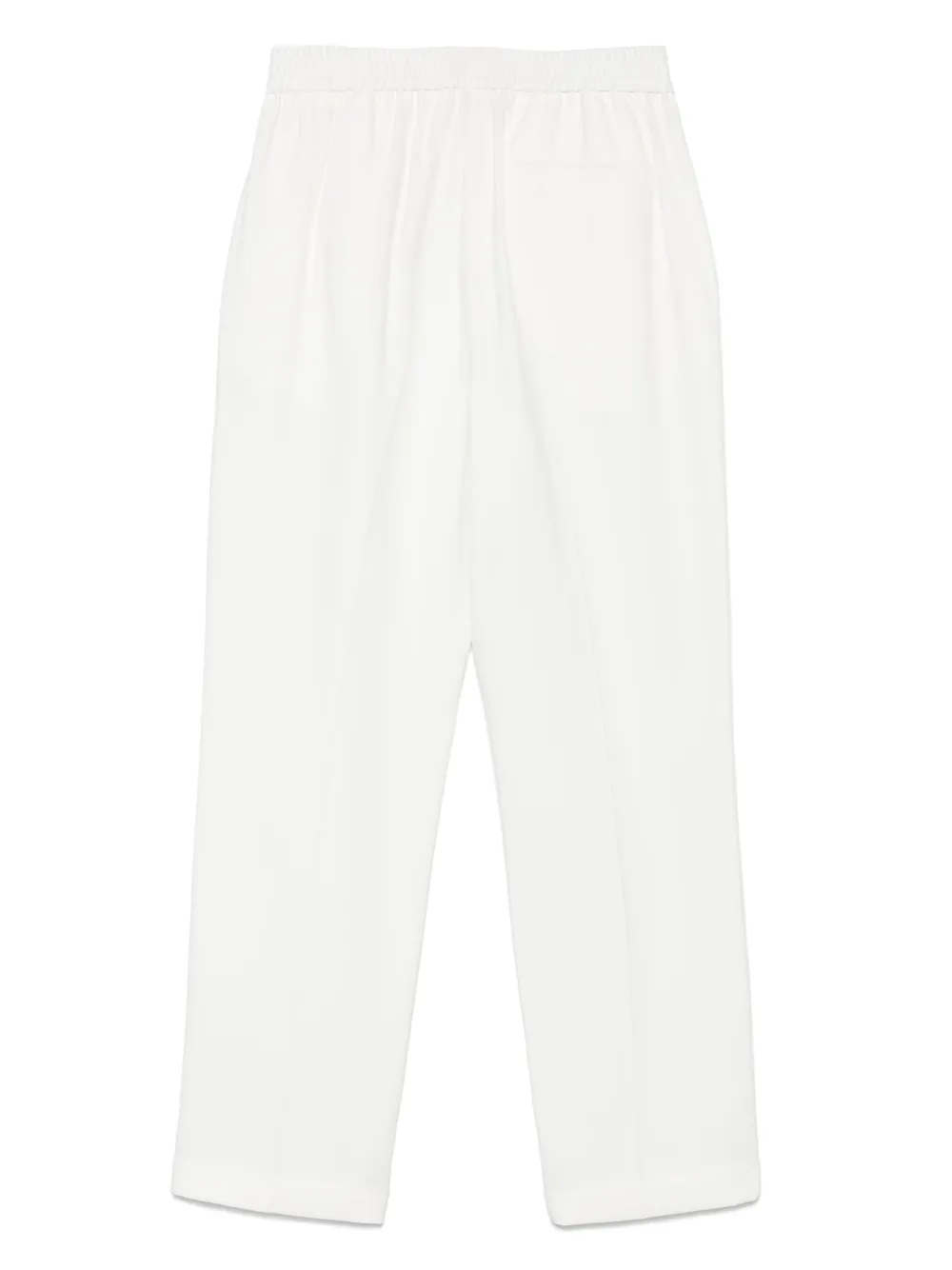 Le Tricot Perugia tapered trousers - Wit