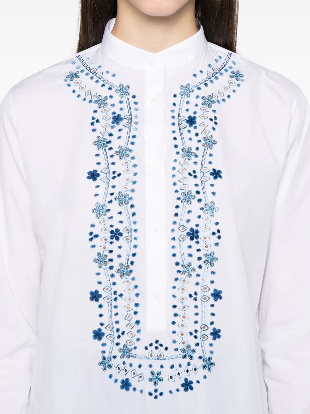 Ermanno Scervino Blouse met patroon Wit