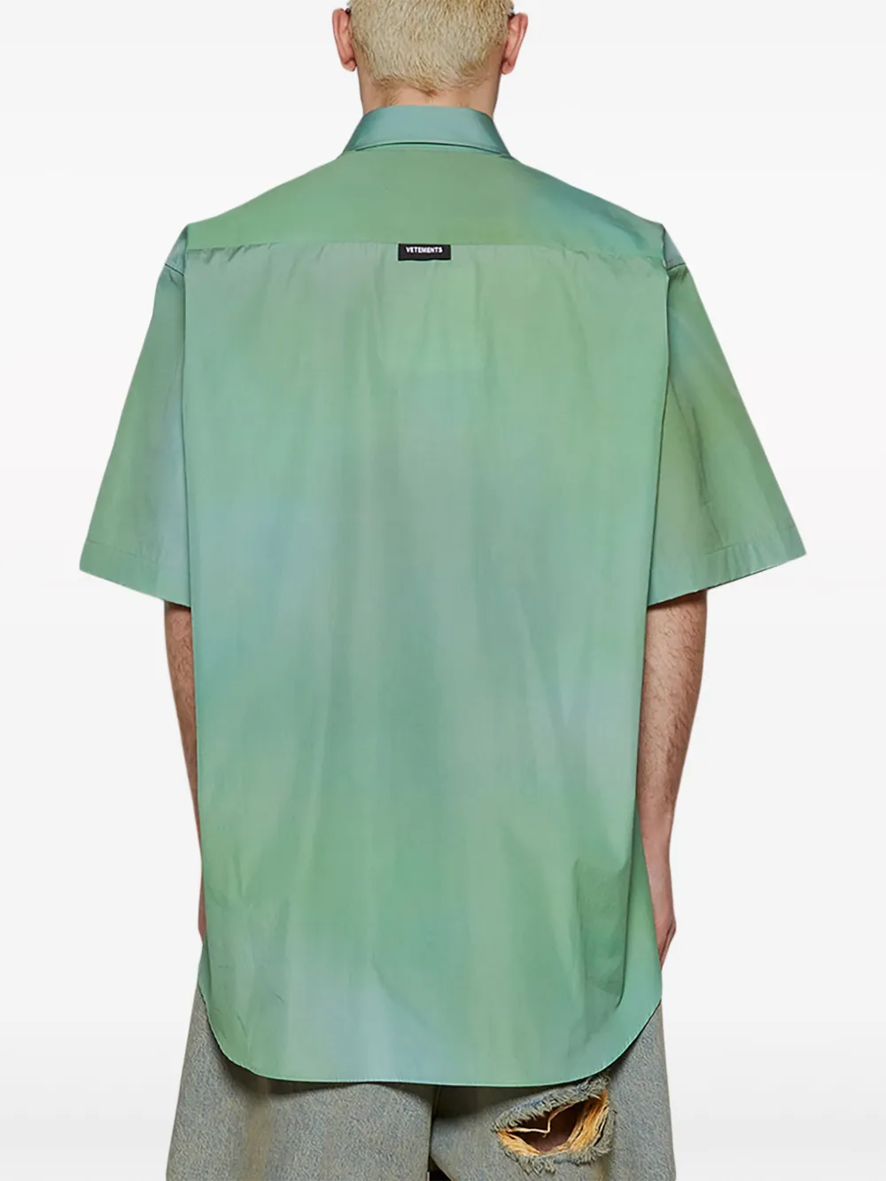 VETEMENTS T-shirt met print Groen