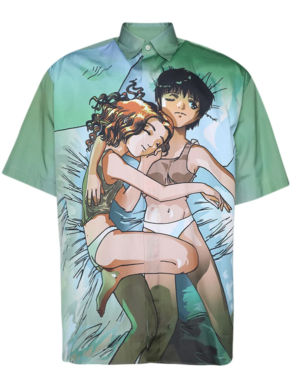 VETE TS T-shirt met print Groen